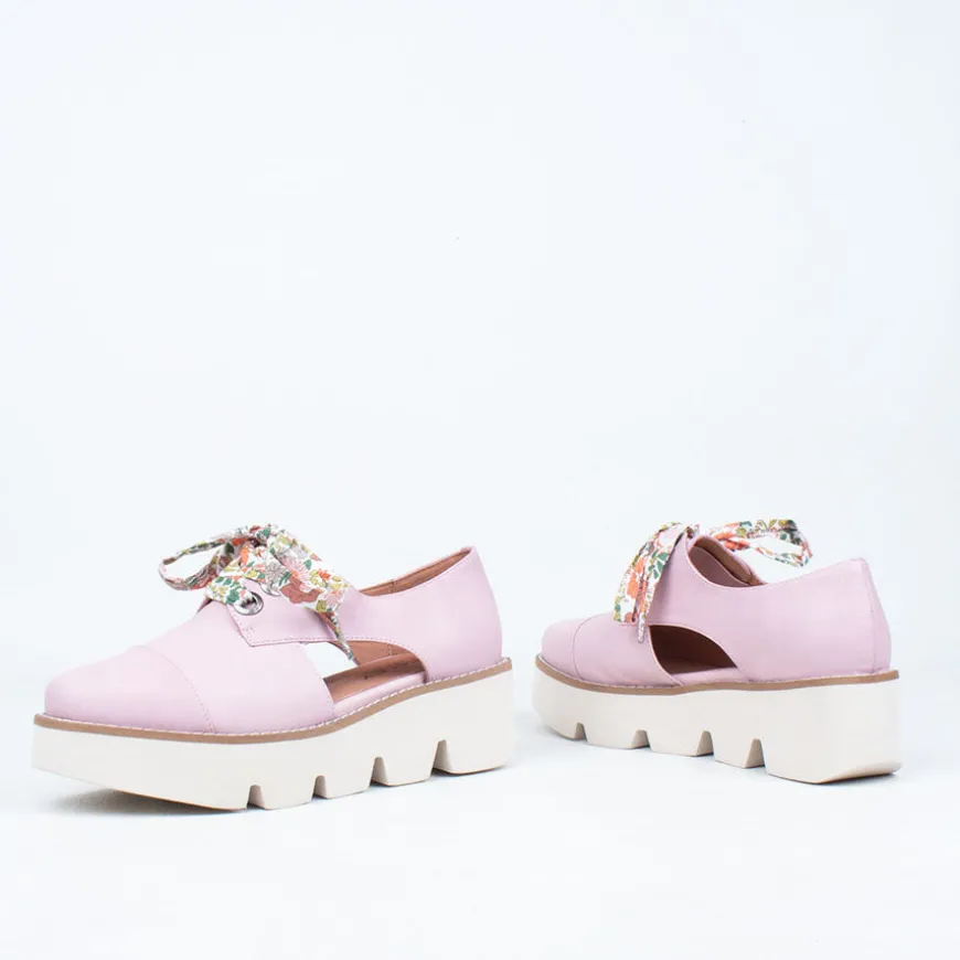 Pine Platform Lace Up^Bresley NZ Best Sale